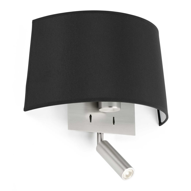 Rhodes LED Flush Mounted Sconce, Black