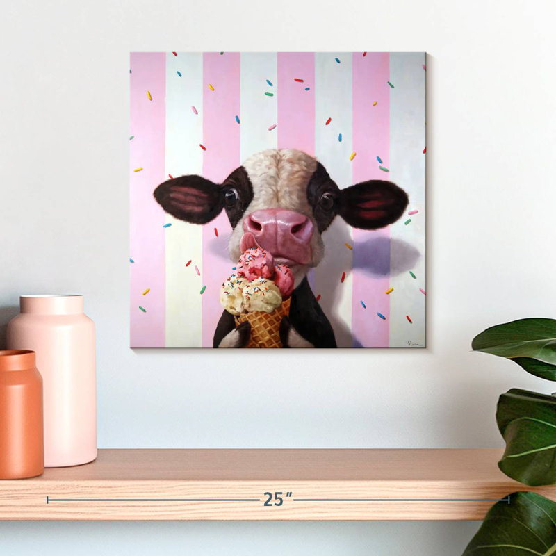 Ketti Mooo-Licieux, H 16 po x l 16 po
