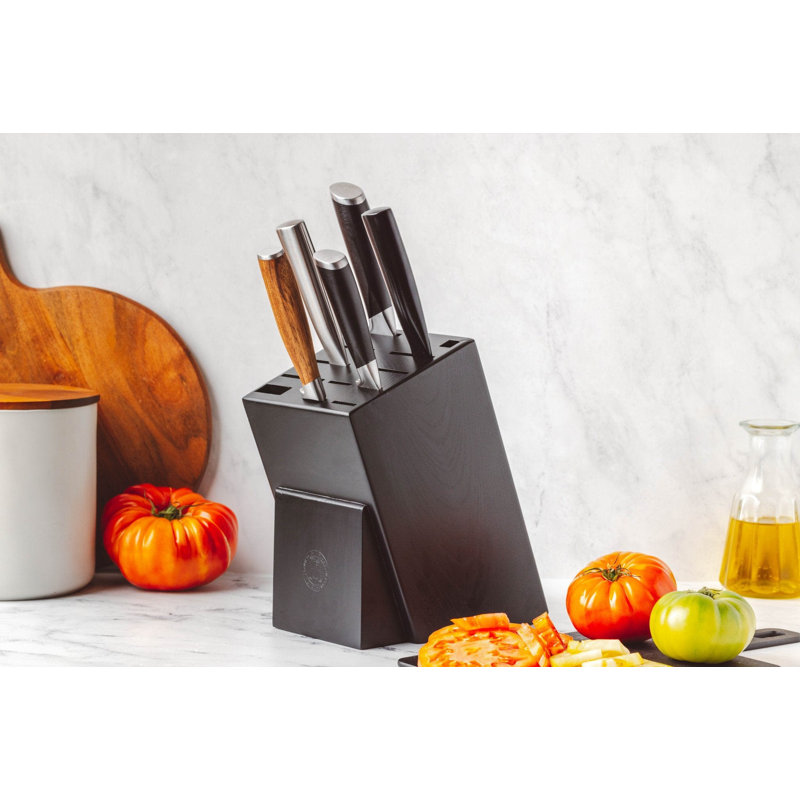 Schmidt Brothers™ Cutlery Black Hometown Knife Block