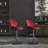 Adjustable Barstools with Back and Footrest,Set of 2-1996575362