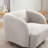 37Inch Upholstered Arm Chair With Wood Legs-1677107503