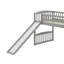 Lit mezzanine simple avec glissade