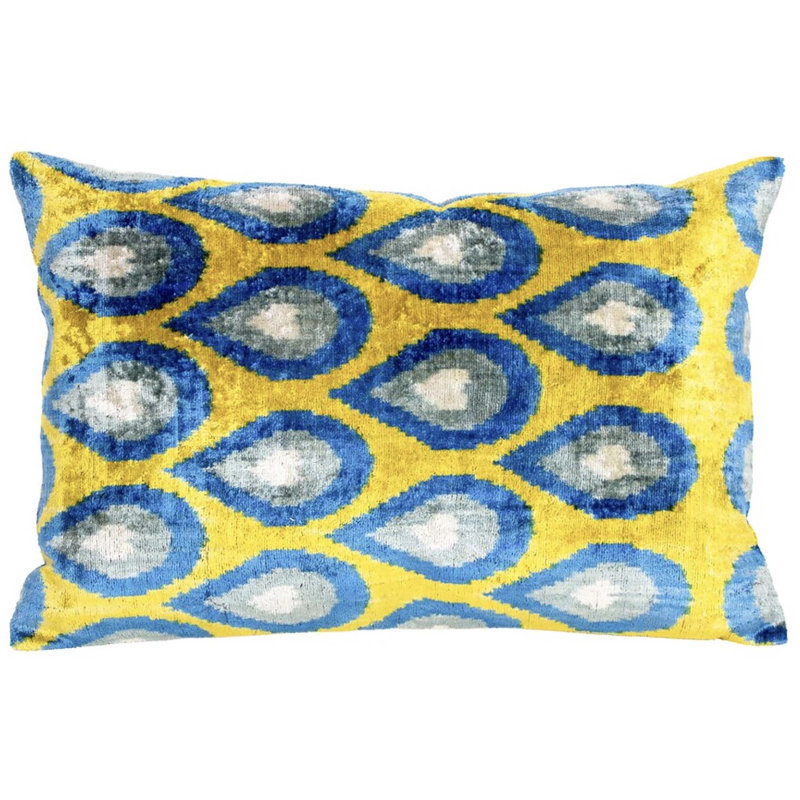 Geometric Velvet Throw Pillow