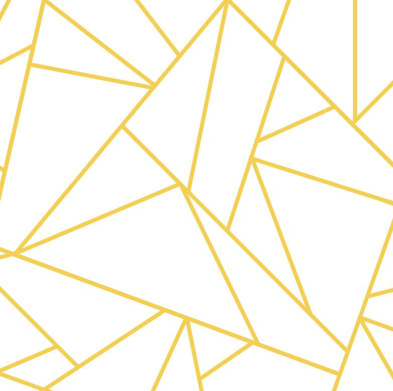 Origami Geometric Peel & Stick Wallpaper Roll by Jamie Graney, Primrose Yellow/White