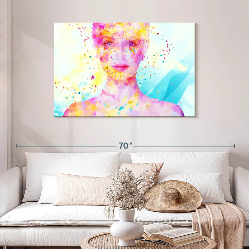 Leisha Turquoise, 30" H x 45" W