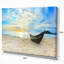 Calm Beach Panorama - reproduction de photo sur toile tendue-16484533-33252029