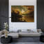 «Moonlight over a Seascape» par Fritz Chwala - Art mural sur toile tendue avec châssis-1554500841