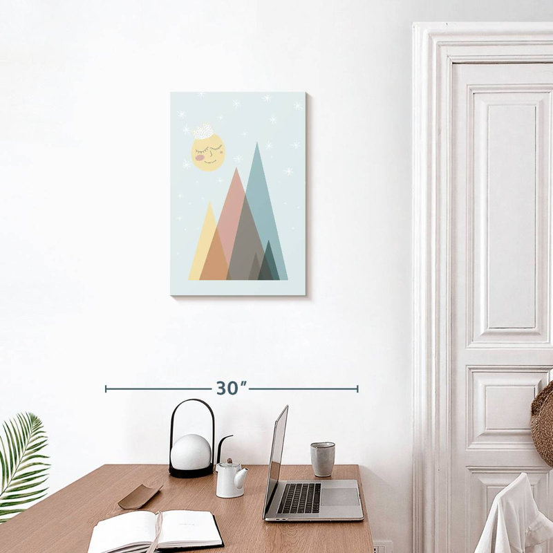 Avery Pastel Scandi Nursery I, H 24 po x l 16 po