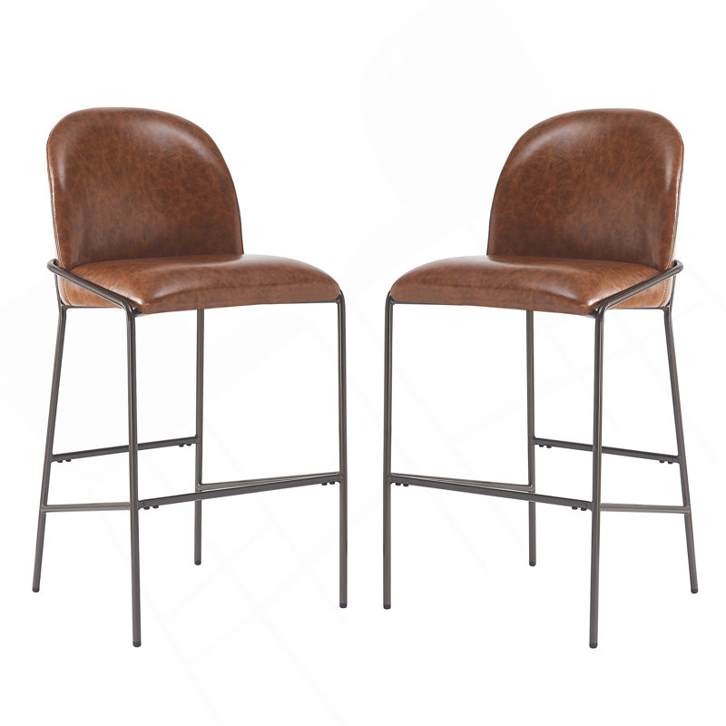 Ensemble de 2 tabourets de bar Galen