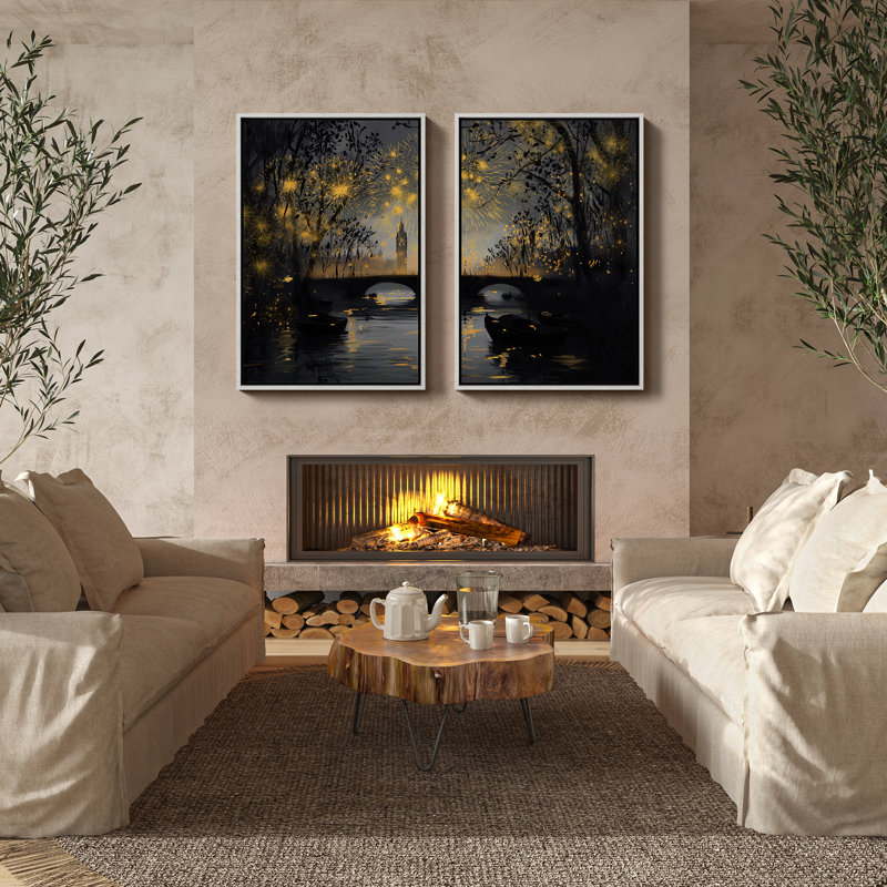 Art mural encadré rétro antique classique pour chambre à coucher, H 36 po x l 24 po, Blanc