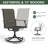 6 - Person 54" Round Patio Dining Sets With Swivel Chairs-1744036077