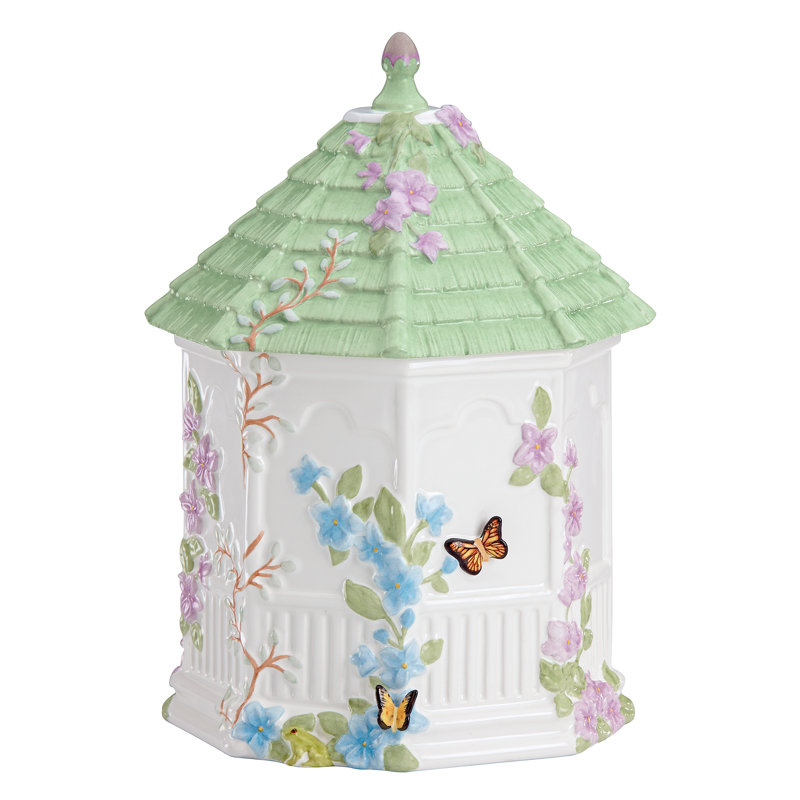 Butterfly Meadow Gazebo Cookie Jar