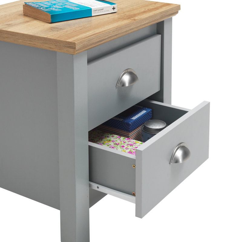 Natalie 46 cm W Bedside Table