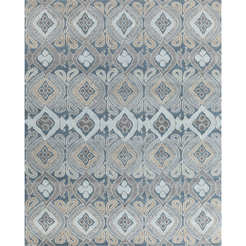 Bali Handmade Wool Geometric Area Rug, Rectangle 3' x 5'
