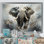 «Elephant Symphony Stampede», reproduction sur toile