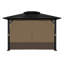 Paroi latérale en polyester pour pavillon de jardin Aoodor-90565558-121327738