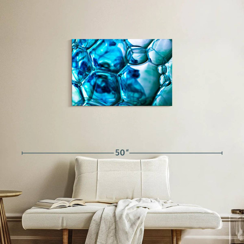 Avery Blue Bubbles, 20" H x 30" W