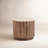 Gaige Travertine Top End Table