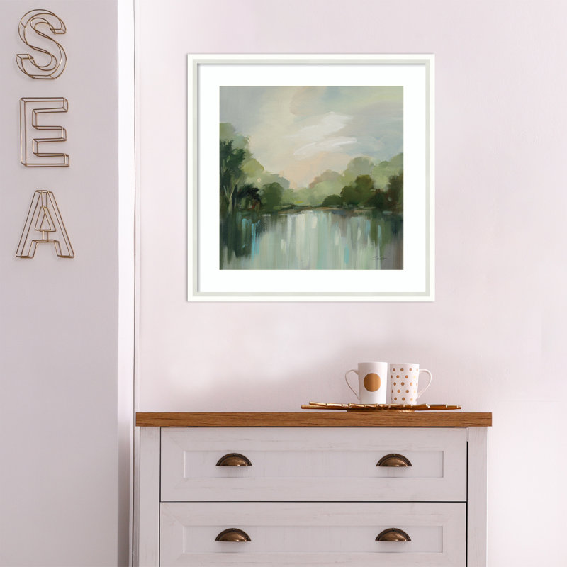 «Cool Spring Day» par Silvia Vassileva - impression encadrée, H 21 po x l 21 po, Blanc