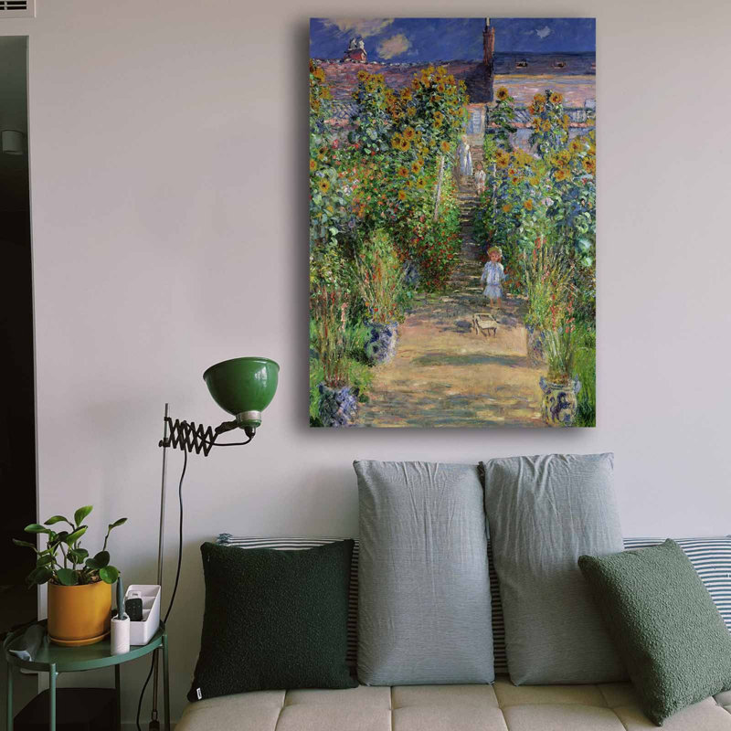 Claude Monet - peinture sur toile tendue