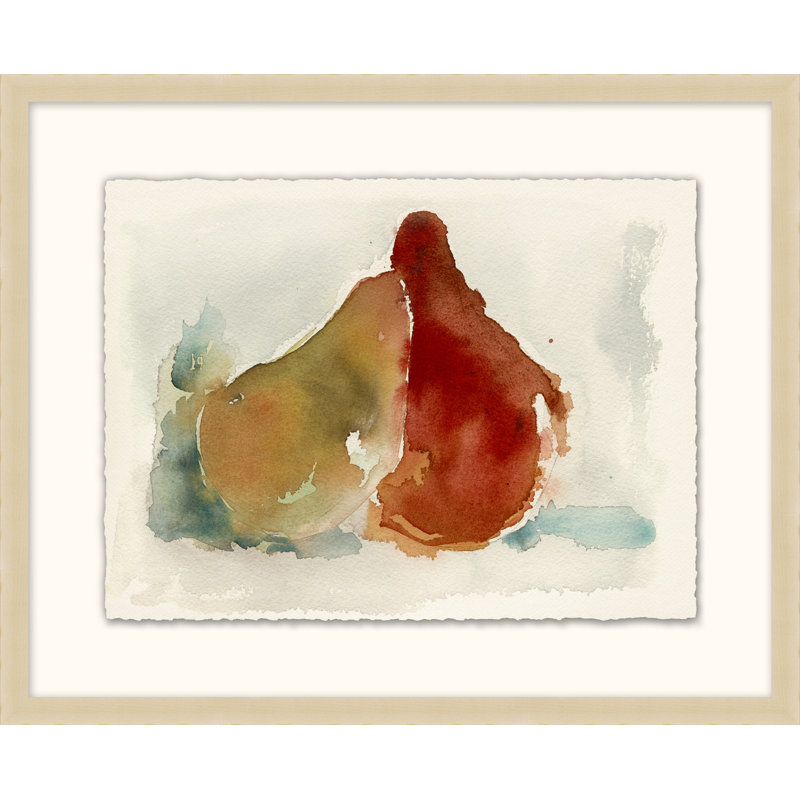 Récolte 1 - Peinture encadrée sur papier
