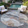 Machine Washable Indoor/Outdoor Cinead ACN1709 Silver Rug