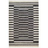 Heights Charcoal Handwoven Wool Rug