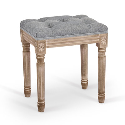 Darielle Solid Wood Accent Stool