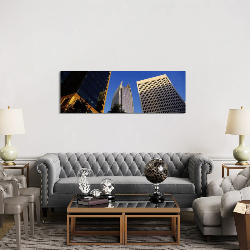 Skyscrapers In A City, Atlanta, Fulton County, Georgia, USA #2 - Wrapped Canvas Panoramic Print
