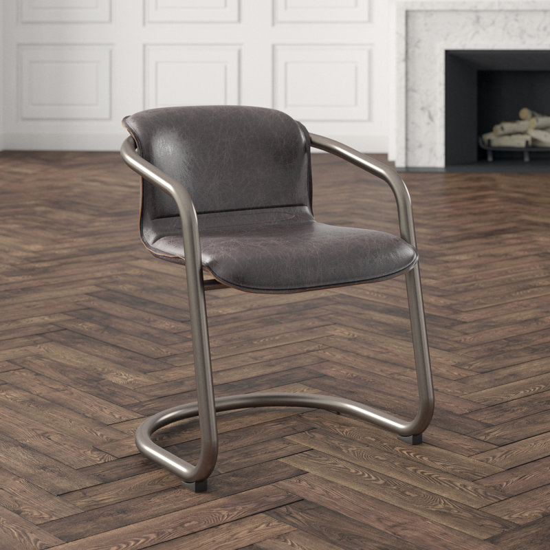 Chiavari Leather Arm Chair, Chestnut