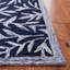 Tapis bleu marine / ivoire touffeté à la main Alduina-1597746766