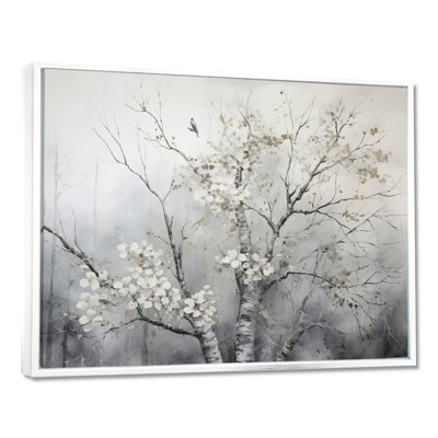 Grey Tree Monochrome Reverie - Tree Monochrome Wall Art