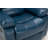 Kahler 37.75" Wide Faux Leather Manual Glider Recliner-2078944427