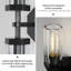 2-light Dimmable Crystal Wall Sconce