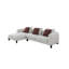 Canapé modulaire Mardi Maroon & Tweed avec 3 coussins