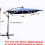 Parasol de marché lumineux 98,40 po Teric-930354865