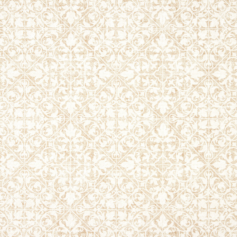 TOWN & COUNTRY BASICS Comfort Plus Non-Slip Backing Vintage Medallion Tile Anti Fatigue Comfort Mat, Rectangle 1'6" x 3'3"