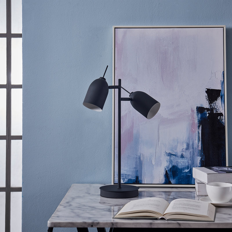 Saxis Metal Desk Lamp, Black