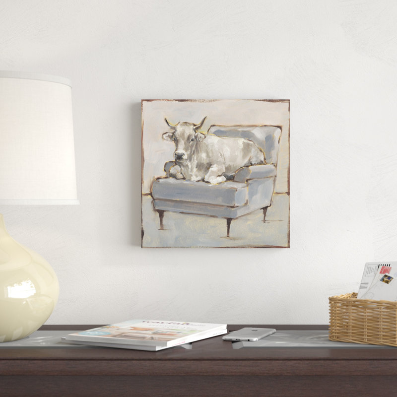 Moo-Ving In III, H 36 po x l 36 po x P 1 po, Toile tendue, Sans cadre