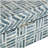Ninon Blue Mother of Pearl Shell Geometric Handmade Mosaic Storage Decorative Box, Set of 2