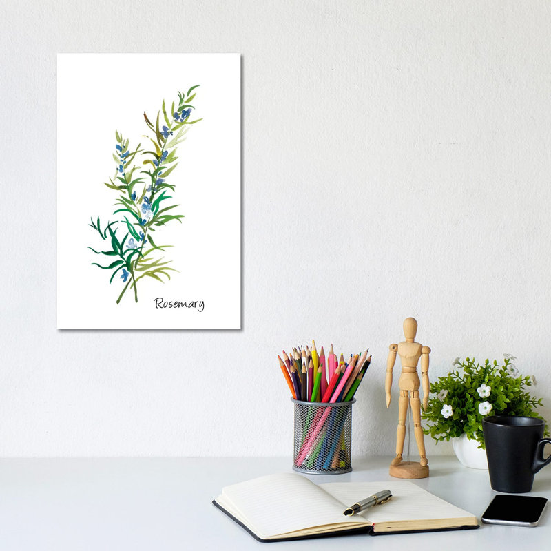Rosemary II by Asia Jensen - Wrapped Canvas Print, 101.6 cm H x 66.04 cm W x 3.175 cm D