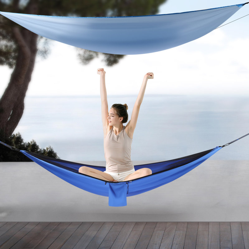 Hamac de camping Seta, Bleu