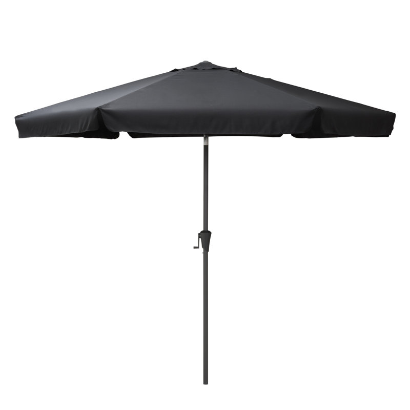 Parasol de marché de 10 pi Marinette, Noir