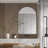Arched Recessed Medicine Cabinet-1680002589