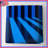 Blue Black Vertical Stripes Bedding Stripes Bedspread Pattern-123583922