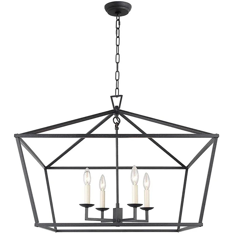 Dianna Four Light 28 Inches Wide Lantern