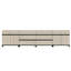 Buffet multifonctionnel Aadam 4-en-1 avec tablettes réglables et 6 tiroirs-1716779275