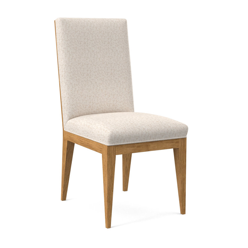 Chaise parsons rembourrée Logan, Ambre, Lin d'Élise