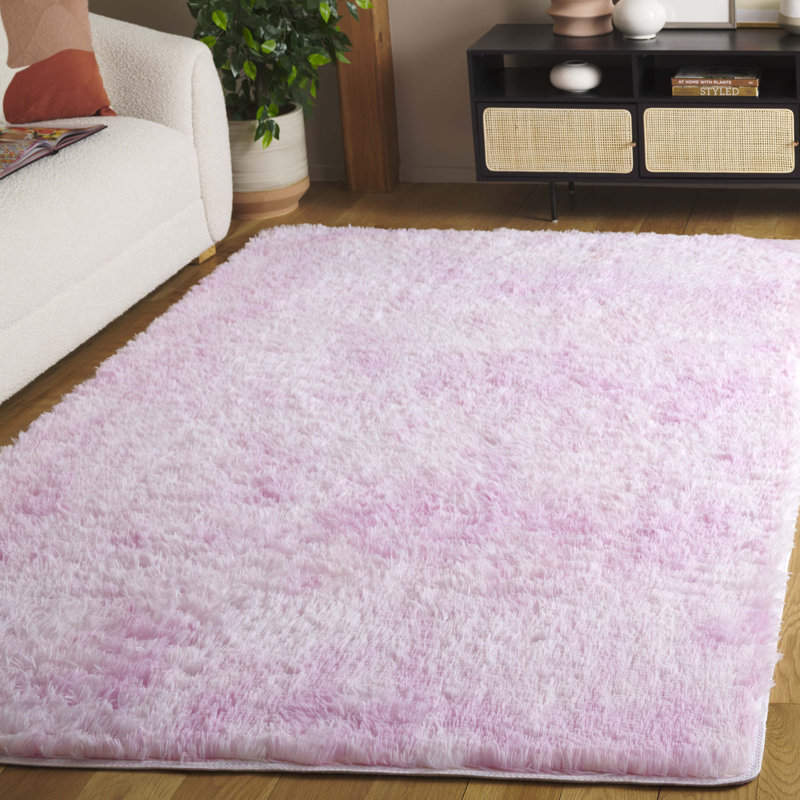 Zura Shag Performance Abstract Rug, Rectangle 4' x 6'