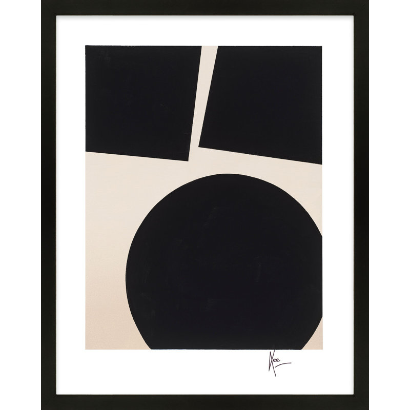 You And Me 1 Painting by Lee Lessem, Black, 20" H x 16" W